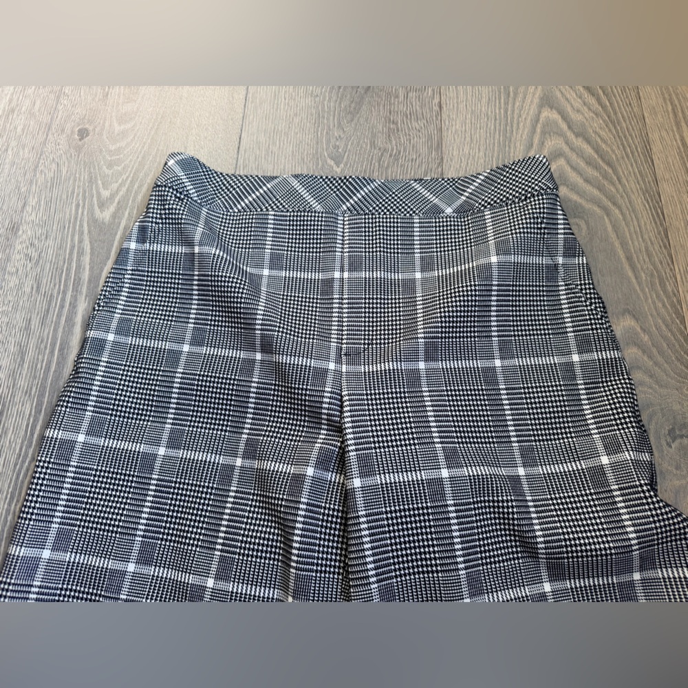 Spanx Ponte Jacquard Wide Leg Pants White / Black Size Large - Picture 3 of 7